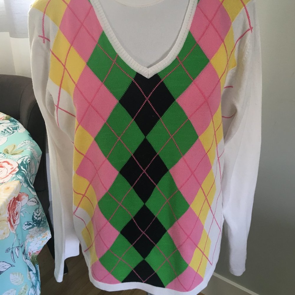 Liz Claiborne Golf Pullover Sweater